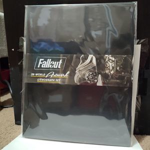 Fallout Lithograph 5x Art Prints Collection Set Official Limited Edition Of 995